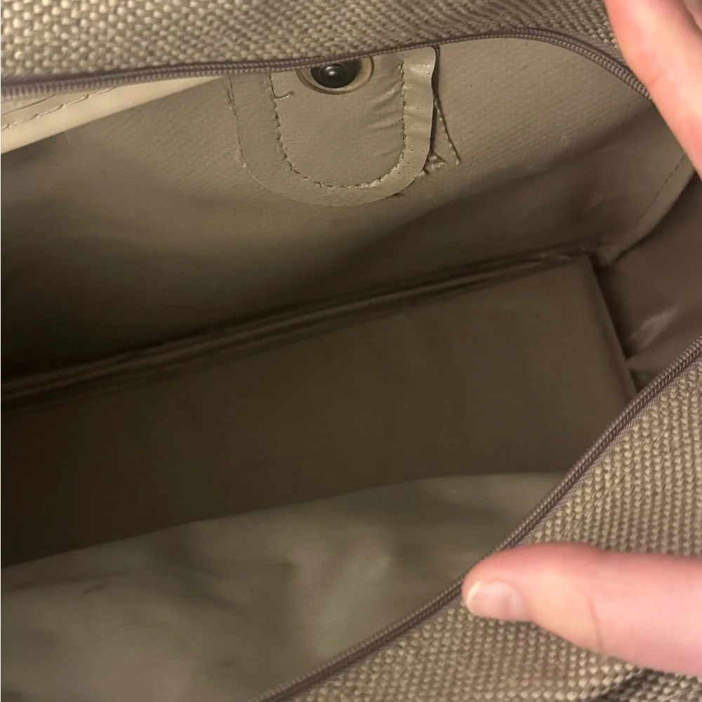 American Tourister Men's Tan Travel Bag Laptop Office Work Satchel